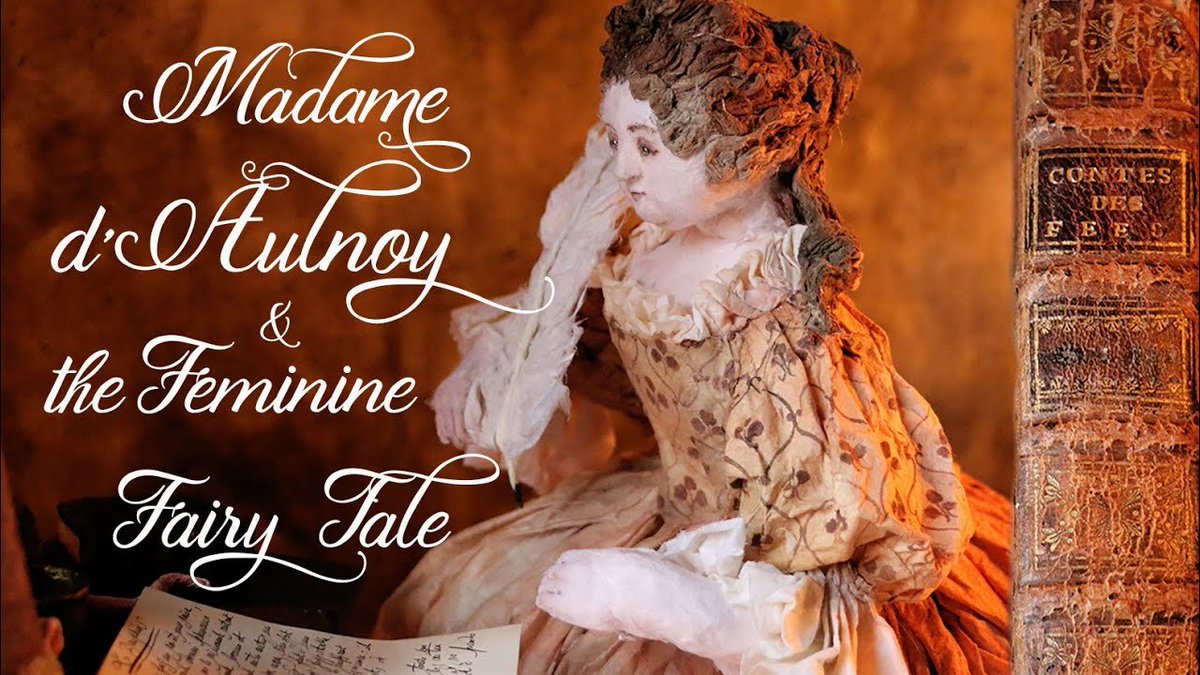 "The mother of Fairy Tales in her salon
Weaving her stories like cloaks she would don
Her life was an intrigue, a tale of great woe
That made for grand stories of castle and foe
Oh Madame d'Aulnoy! We owe to your mind
Of witches, magicians &amp; beauty in kind."

 #FairyTaleTuesday