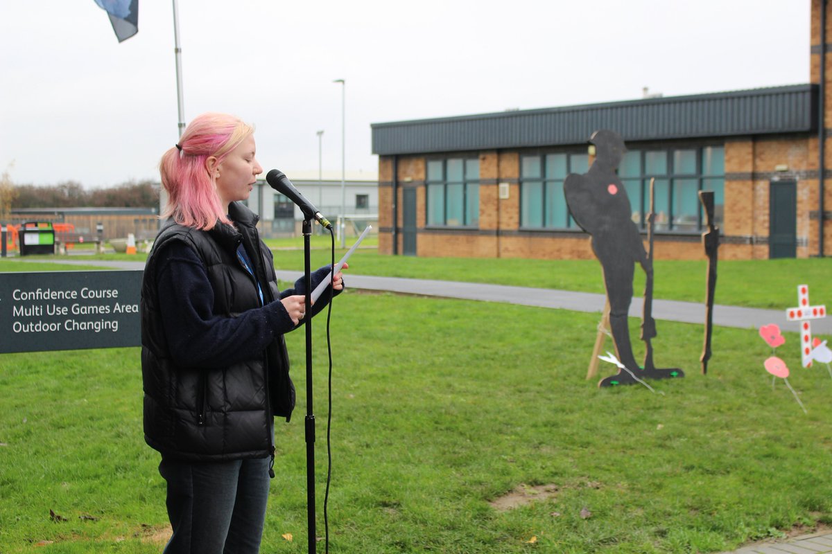 To honour and remember all those who have lost their lives in wars and conflicts around the world, our Uniformed Services students led the college in observing a two-minute silence during today’s Armistice Day Remembrance Service.

We will remember them.