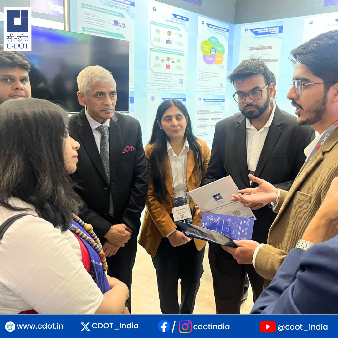 CDOT_India's tweet photo. The show has begun! 

@CDOT_India is thrilled to be here at #AfricaCom2025 , #SouthAfrica , showcasing our #indigenous #innovations in advanced #telecom and #cybersecurity solutions.

Discover our pioneering technologies, from Quantum Key Distribution (#QKD) and Post Quantum Cryptography (#PQC) for next-gen secure communications.

Experience #TRINETRA , our cutting-edge #cybersecurity solution, designed to provide unparalleled protection in the digital world. With real-time threat detection and response, #TRINETRA shields critical systems from evolving #CyberThreats , ensuring that your data and networks remain #secure in the face of increasing cyber challenges.

Learn about our @ITU - CAP based Early Warning Systems & @3GPPLive based #CellBroadcast solutions for timely #disaster alerts.

Know about our Secured #UMDM for enterprise-grade mobile device management and #AI/#ML-powered #CNMS for unified network monitoring and operations.

Visit us at Stall E-50, Baharat pavilion, AfricaCom, Cape Town, South Africa 

@africatechfest @pib_comm @DoT_India @JM_Scindia @PemmasaniOnX @neerajmittalias @rkupadhyay 

 #CDOT #IndigenousTech #5G #CyberSecurity #QuantumSecurity #ConnectingAfrica #DigitalAfrica #Innovation #AfricaTelecom #EmpoweringAfrica #UMDM #CNMS