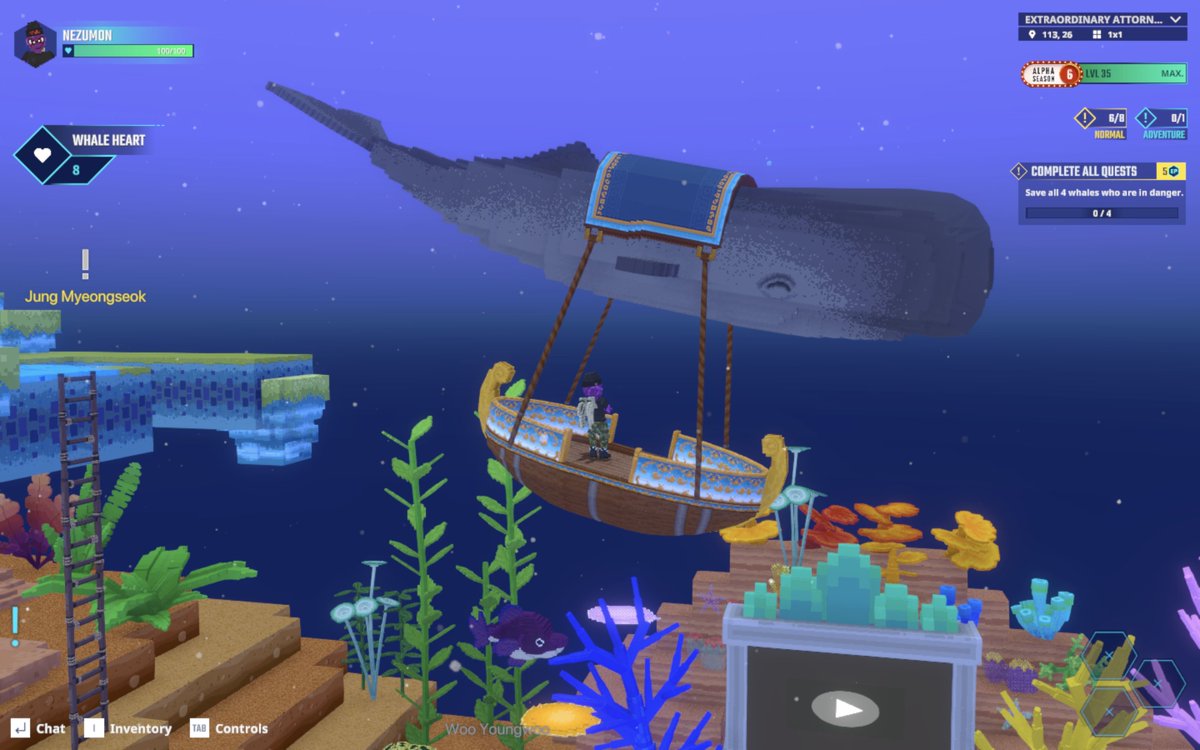 Found the Sperm Whale Airship in <a href="/TheSandboxGame/">The Sandbox</a>  tsbga.me/TheSandbox