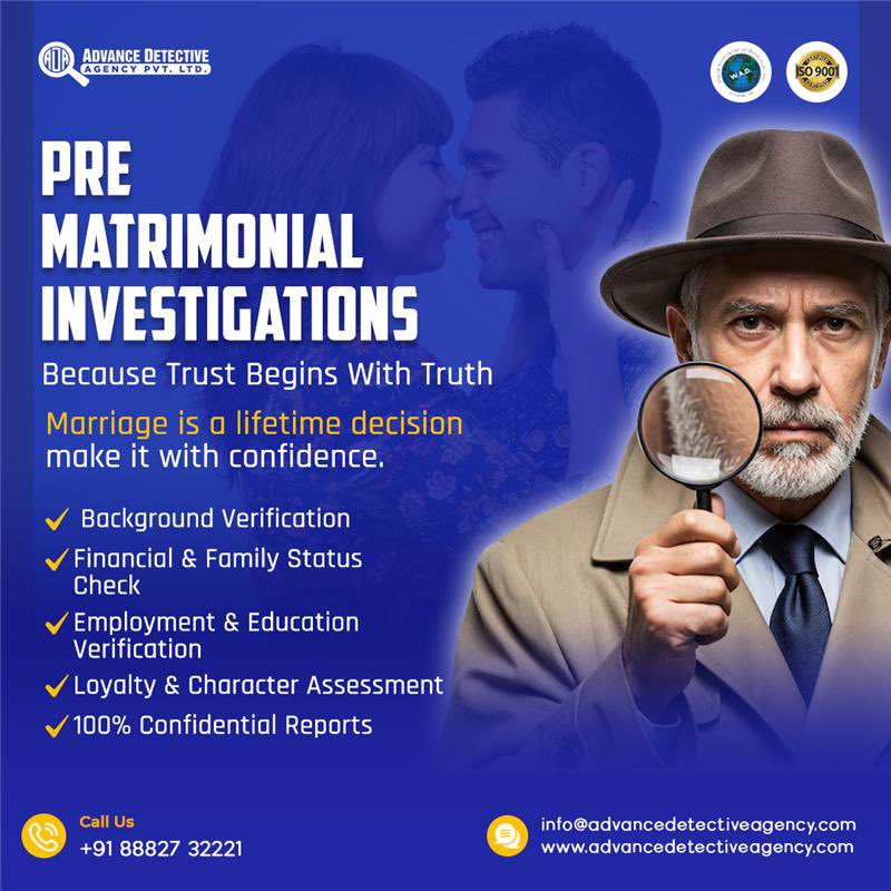 advancedetectiv's tweet image. 💍Before saying “I do,” make sure you truly know who you’re committing to.
Our expert investigators ensure transparency and peace of mind.

🔍 Make informed decisions — because love deserves honesty.
🌐 - advancedetectiveagency.com/pre-matrimonia…
📞 +91 8882732221

#ada #Lanz #sstvi9 #HEESEUNG