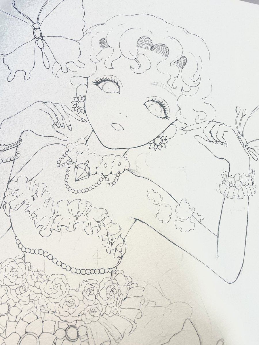 久々に🦋🖋️