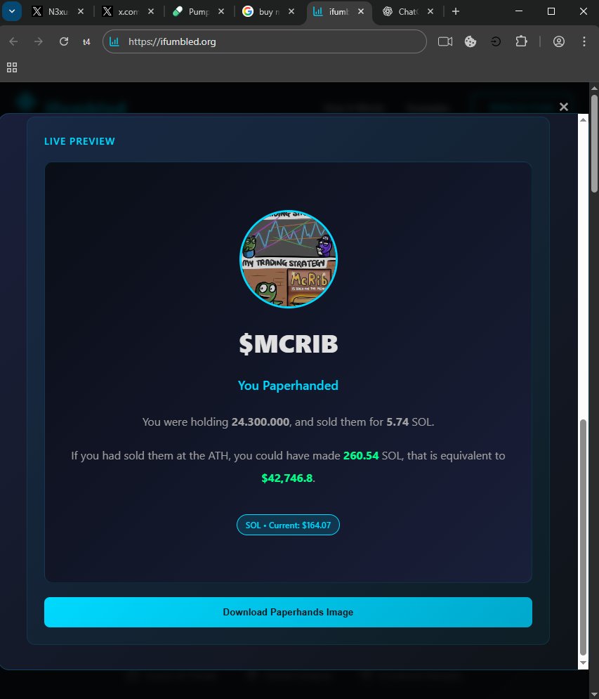 N3xusRider's tweet photo. @boldleonidas @krakenpro "I could wait for the $MCRIB pump 🚀
https://t.co/lRbgy5AjLp https://t.co/WIEH98RnHH