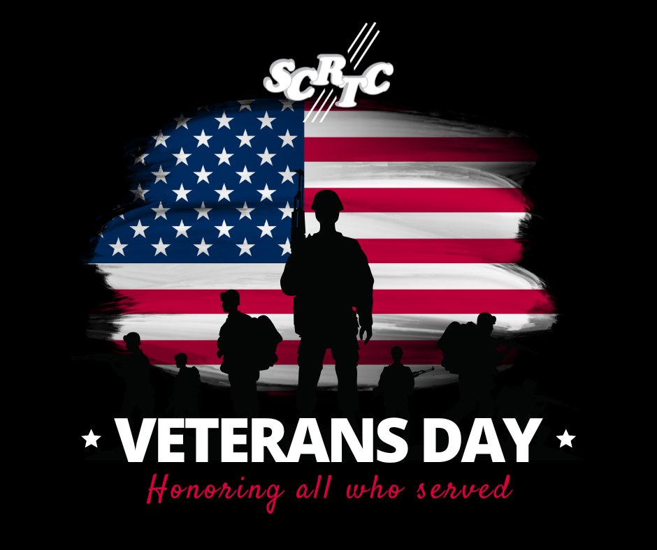 scrtc's tweet image. Today on #VeteransDay, SCRTC salutes all who served. You can thank a veteran today and donate online to a charity benefiting our nation’s warriors. 
🇺🇸 @wwp 
🇺🇸 @GarySiniseFound 
🇸 @K9sforwarriors