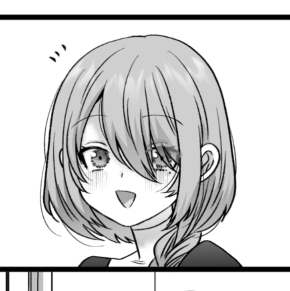 半メカクレ初めて描いてるな…