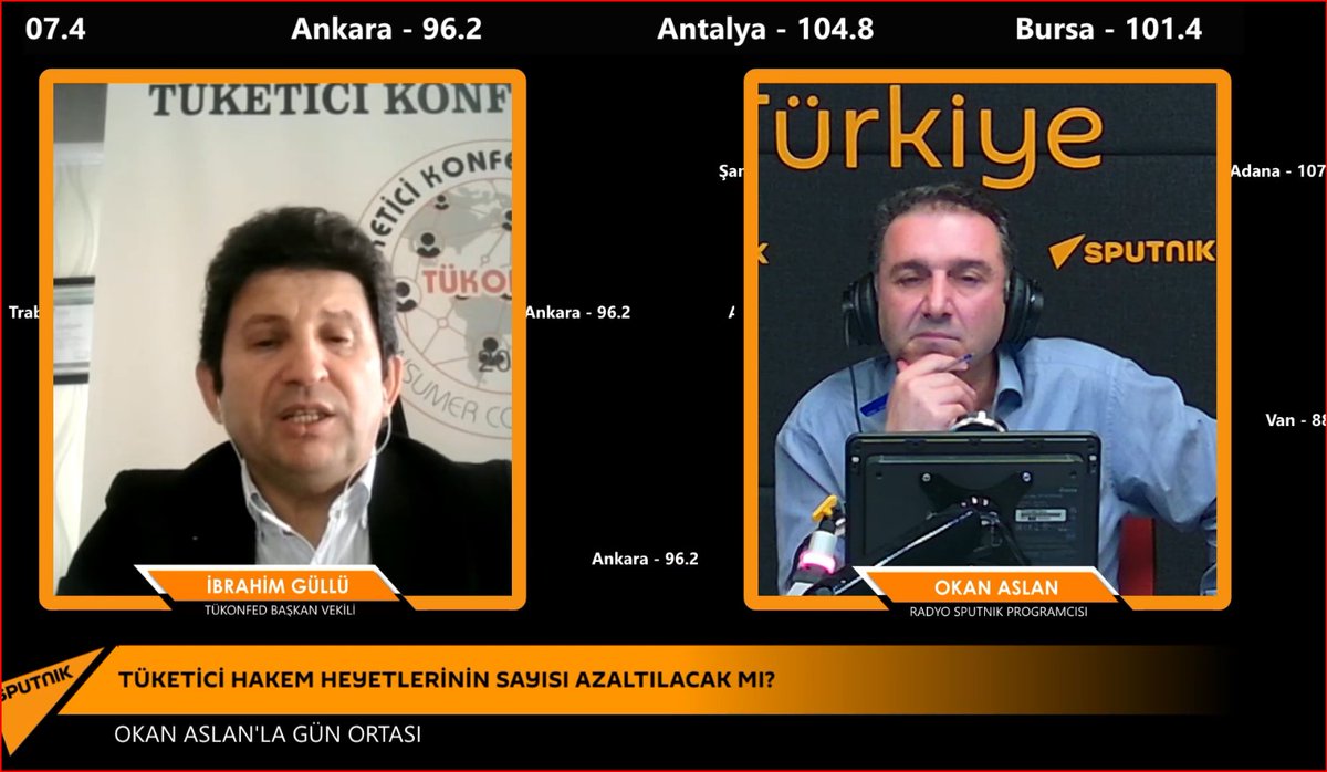 Av. İbrahim Güllü / Sputnik / 10 Kasım 2025 / Tüketici Hakem Heyeti sayısının azaltılması
TÜKONFED Başkan V. <a href="/avibrahimgullu/">Av. İbrahim Güllü</a>⁩ <a href="/sputnik_TR/">Sputnik Türkiye</a> de <a href="/okanaslancom/">okan aslan</a>'a 'tüketici hakem heyeti sayısının azaltılmasını' değerlendirdi. youtube.com/watch?v=13590S… <a href="/aydinagaoglu/">Aydın Ağaoğlu (DM KAPALI)</a> #tüketici #sondakika