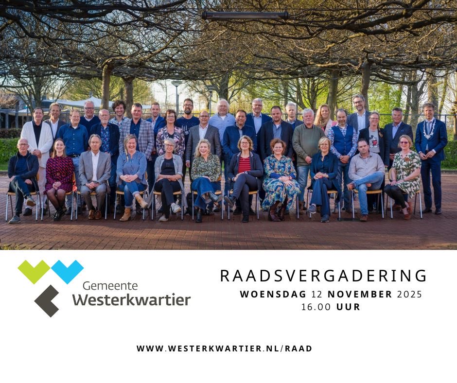 Morgen vergadert de gemeenteraad om 16:00 uur. Inwoners en geïnteresseerden zijn van harte welkom om de raadsvergadering bij te wonen. Bekijk de agenda, stukken en de vergadering via …terkwartier.bestuurlijkeinformatie.nl/Agenda/Index/5…