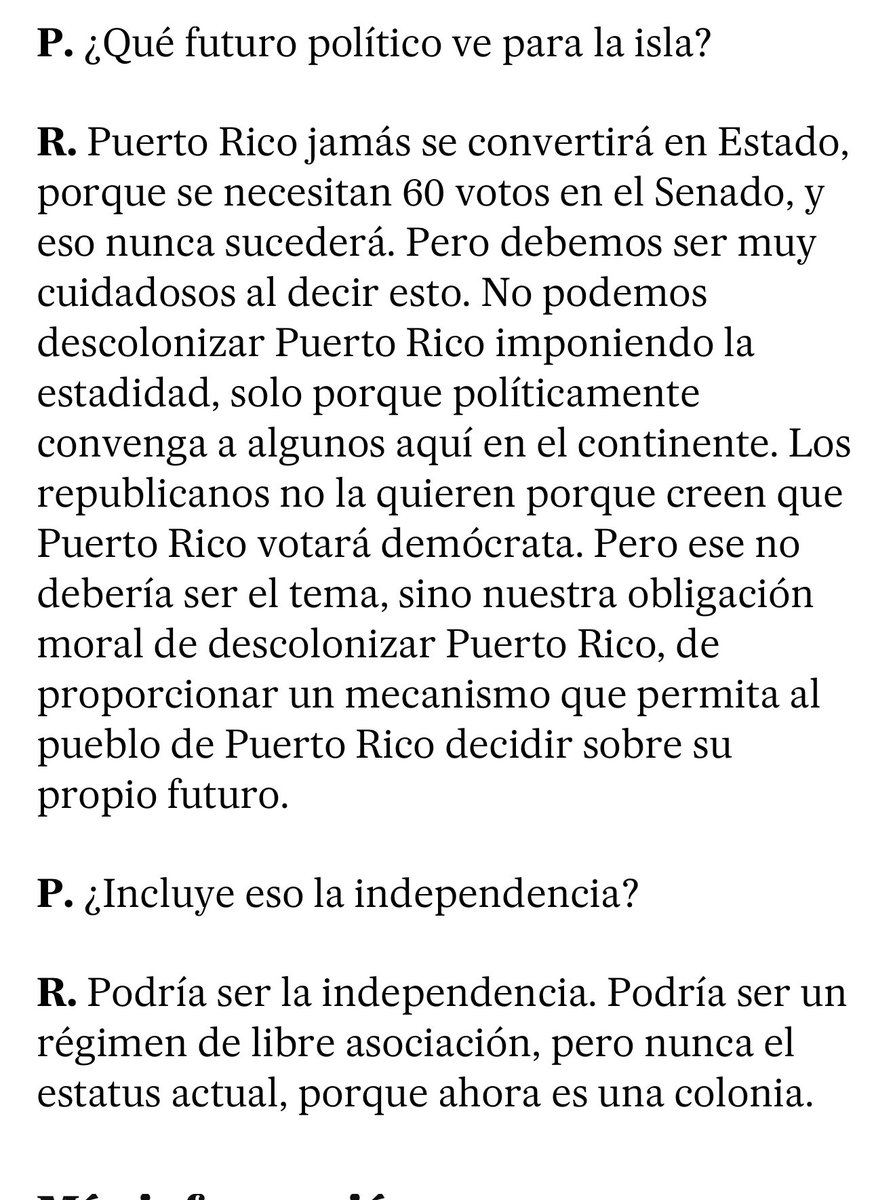 ¡Más claro imposible! <a href="/NydiaVelazquez/">Rep. Nydia Velazquez</a>
