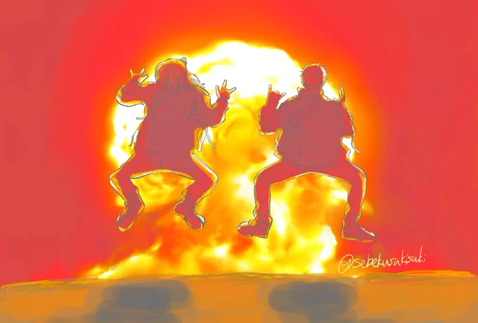 話題の技法やったけど 絵の癖の強さで何とも言えないのが・・w
