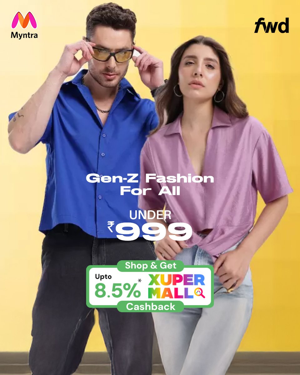 superdostai's tweet photo. View Top Deals - https://t.co/7hjzNZPoSy
Shop with Cbk - https://t.co/2cvUmJZmLU
.
.
#Myntra #GenzCollections #Tshirt #Jeans #Footwear #Handbags #Headphones #Watches #Fashion #Deals #Offers #Xupermall #Cashback #Xerve #YouSaveMax #India https://t.co/l6r4mXxxz7