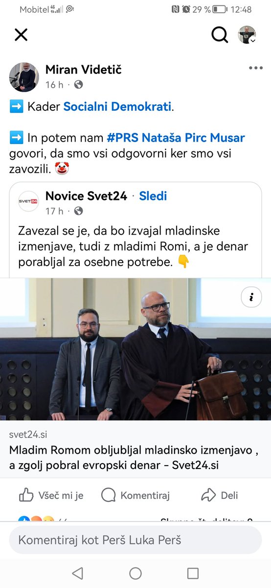 pers_luka's tweet image. Nekdanji predsednik podmladka @strankaSD @Mladiforum Žiga Štajnbaher obtožen, da je zlorabil 64 tisoč evrovpskih sredstev zaradi izvajanja romskih projektov.
A o politični pripadnosti Štajnbaherja #MSM spet molči.