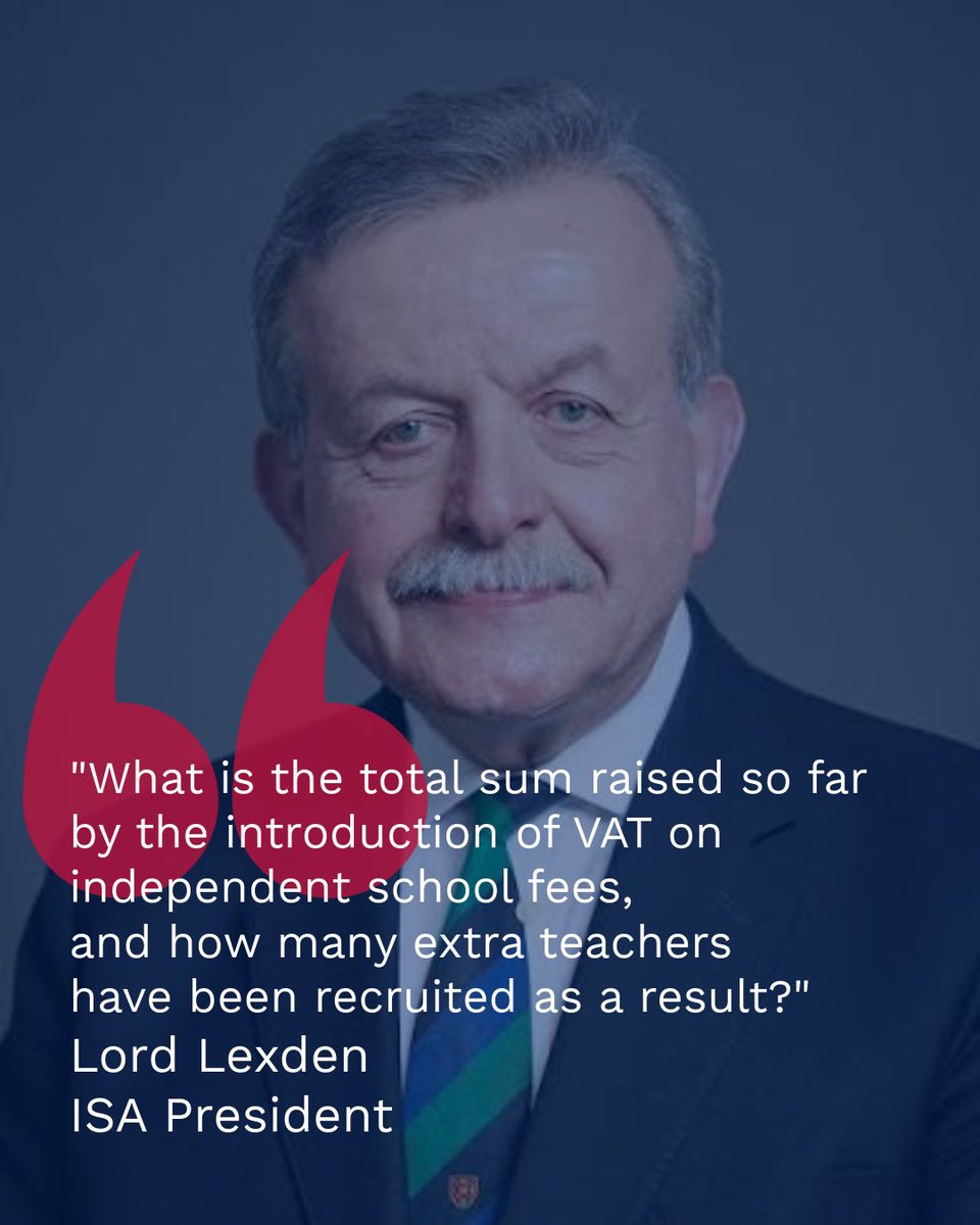 The Independent Schools Association (ISA) tweet media