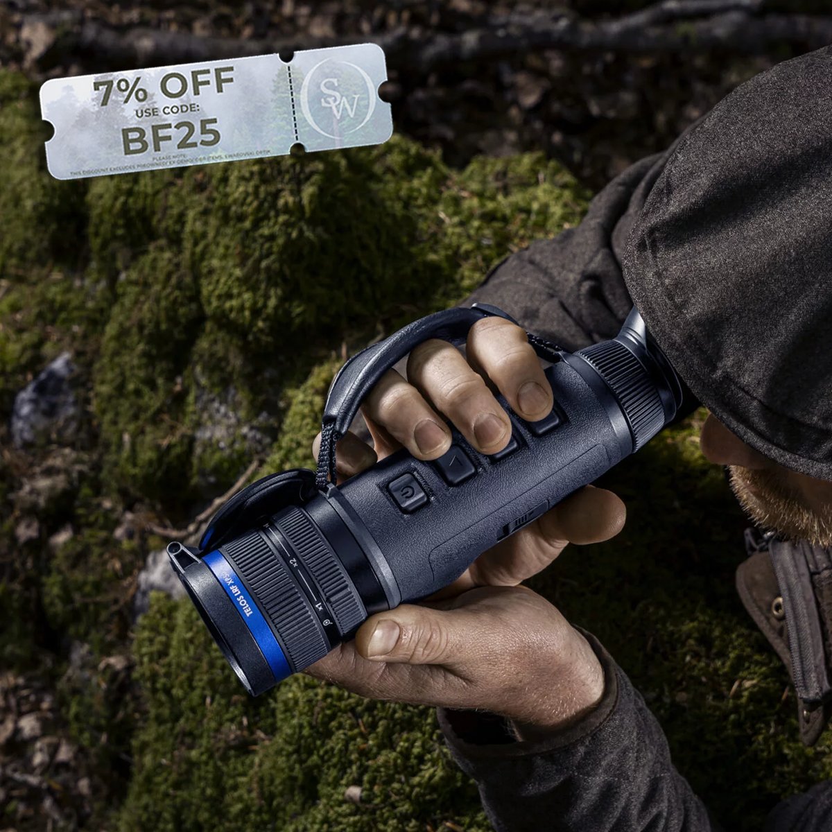 swoptics's tweet image. The Pulsar TELOS XP50 Handheld Thermal Monocular delivers outstanding image quality and precision, featuring a 640x480 &amp;lt;18mK sensor and 50mm lens.

Black Friday price with code BF25: £2,501.66

🔗 shorturl.at/rMMuh

#Pulsar #SouthWestOptics #BlackFriday #Thermal #Wildlife