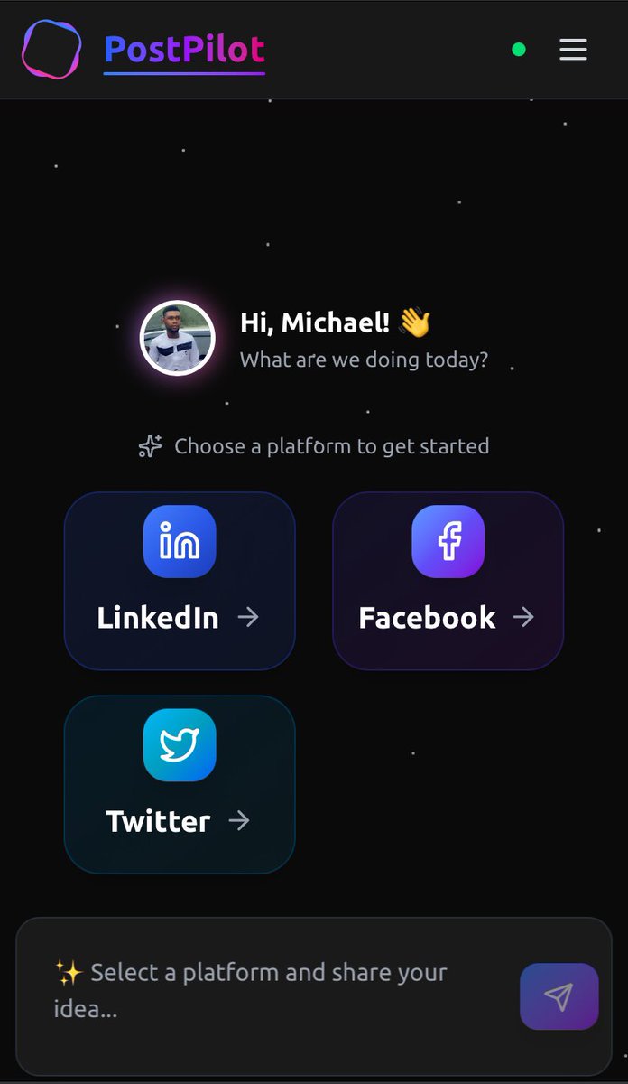 michaelisih_dev's tweet image. UIs are easy.
Fun ones are hard. 😁

Just shipped a tiny AI chat interface prototype (Grok vibes).
Would love your feedback 👇

Next.js | MongoDB | Google GenAI | Tailwind

post-pilot-delta.vercel.app

#WebDevelopment #ai #Frontend