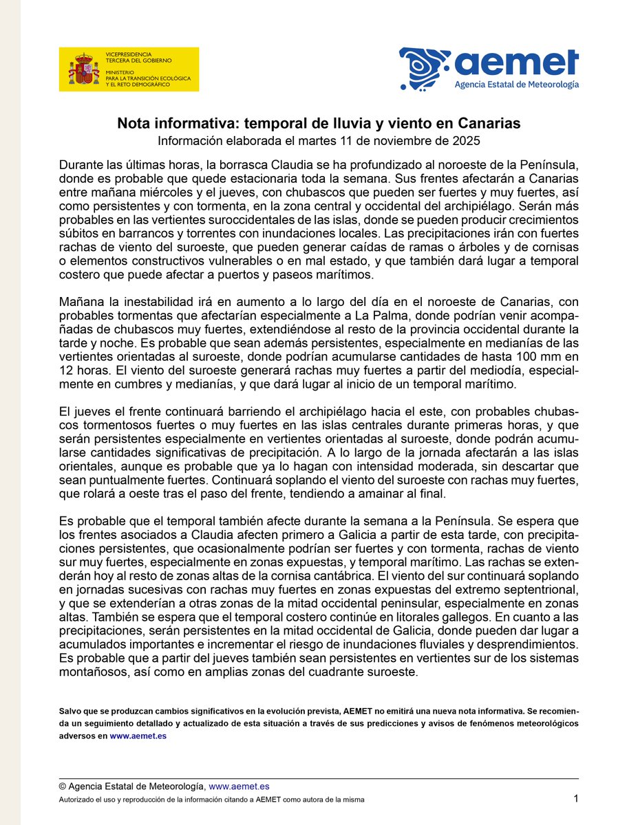 Actualización de la información.