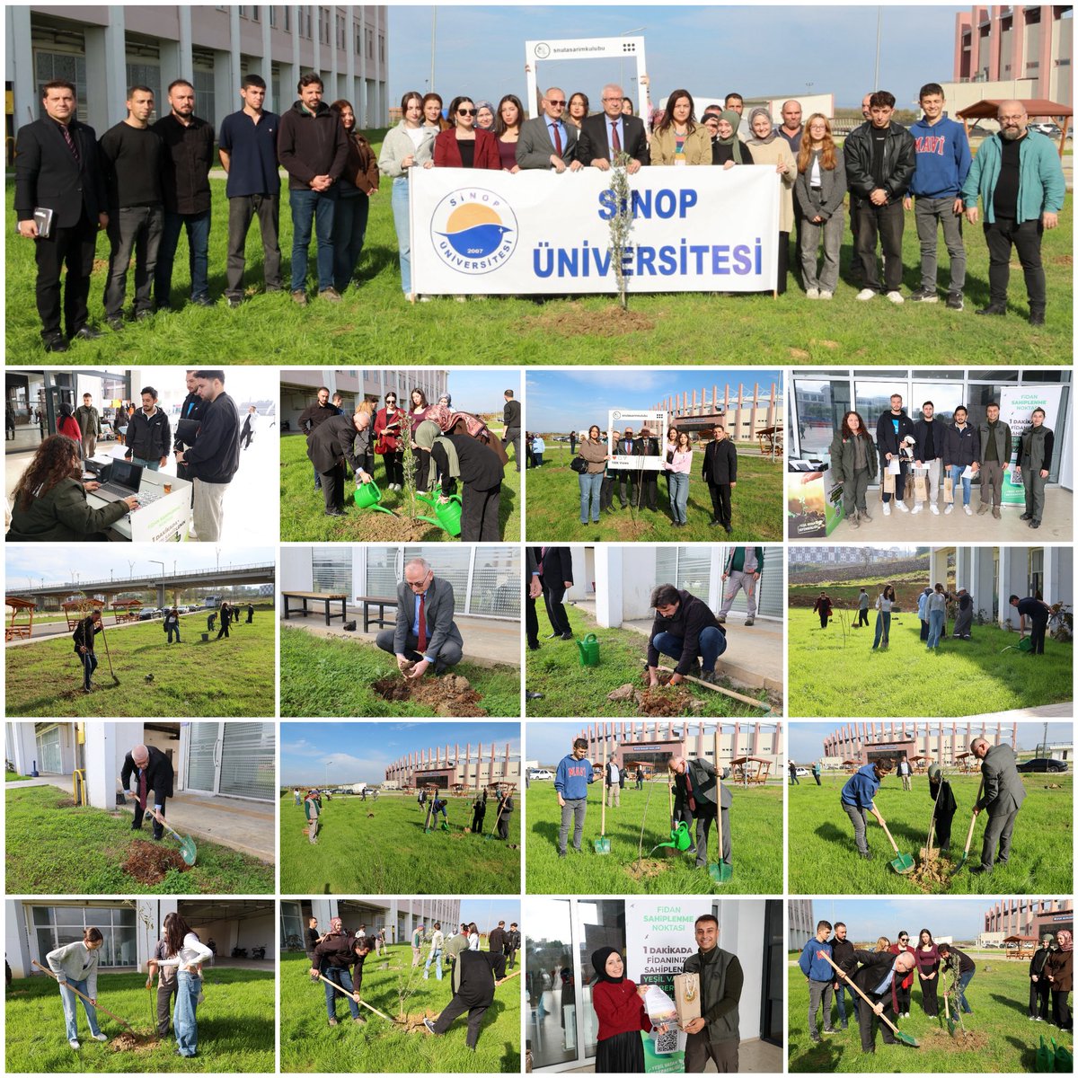 🌱 Üniversitemizde 150 Fidan Toprakla Buluştu 💚

#11KasımMilliAğaçlandırmaGünü kapsamında Üniversitemiz Kuzey Kampüs Alanımızda “Yeşil Vatan” temasıyla düzenlenen etkinlikte, öğrencilerimiz lavanta, biberiye, gül, zeytin, mandalina ve çeşitli ağaç fidanlarını toprakla