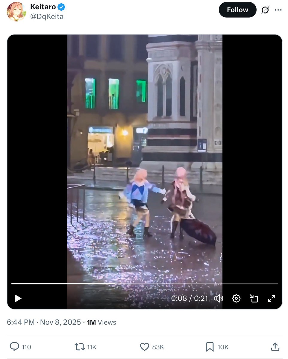 orchideachenmin's tweet image. A despicable thief @DqKeita stole my videos that I posted on other platforms and shamelessly used it to make money. Here comes the timeline, I posted it on Ins 7 November, when he saw the video go viral, he quickly reposted it to his own account the next day without my permission