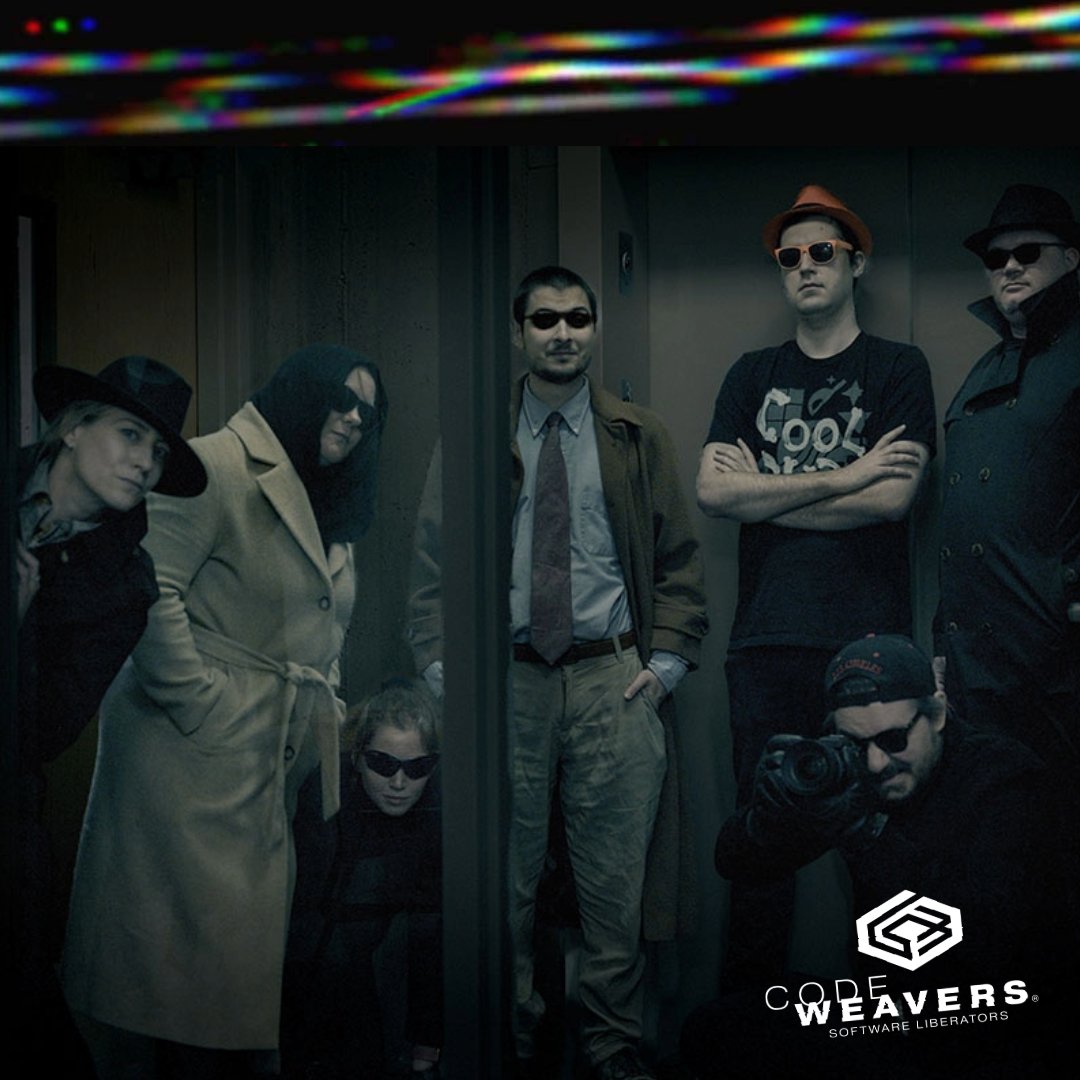 CodeWeavers's tweet image. 𝗦𝗽𝗶𝗲𝘀? 𝗔𝘁 𝗖𝗼𝗱𝗲𝗪𝗲𝗮𝘃𝗲𝗿𝘀? 𝗜𝘁’𝘀 𝗺𝗼𝗿𝗲 𝗹𝗶𝗸𝗲𝗹𝘆 𝘁𝗵𝗮𝗻 𝘆𝗼𝘂 𝘁𝗵𝗶𝗻𝗸.

Would you believe that November’s company meeting theme was “Spies”.

(𝘔𝘰𝘳𝘦 𝘚𝘮𝘢𝘳𝘵, 𝘭𝘦𝘴𝘴 𝘉𝘰𝘯𝘥.)