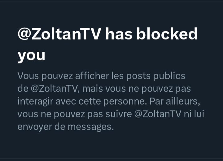 Un blocage pour me connaître 😎