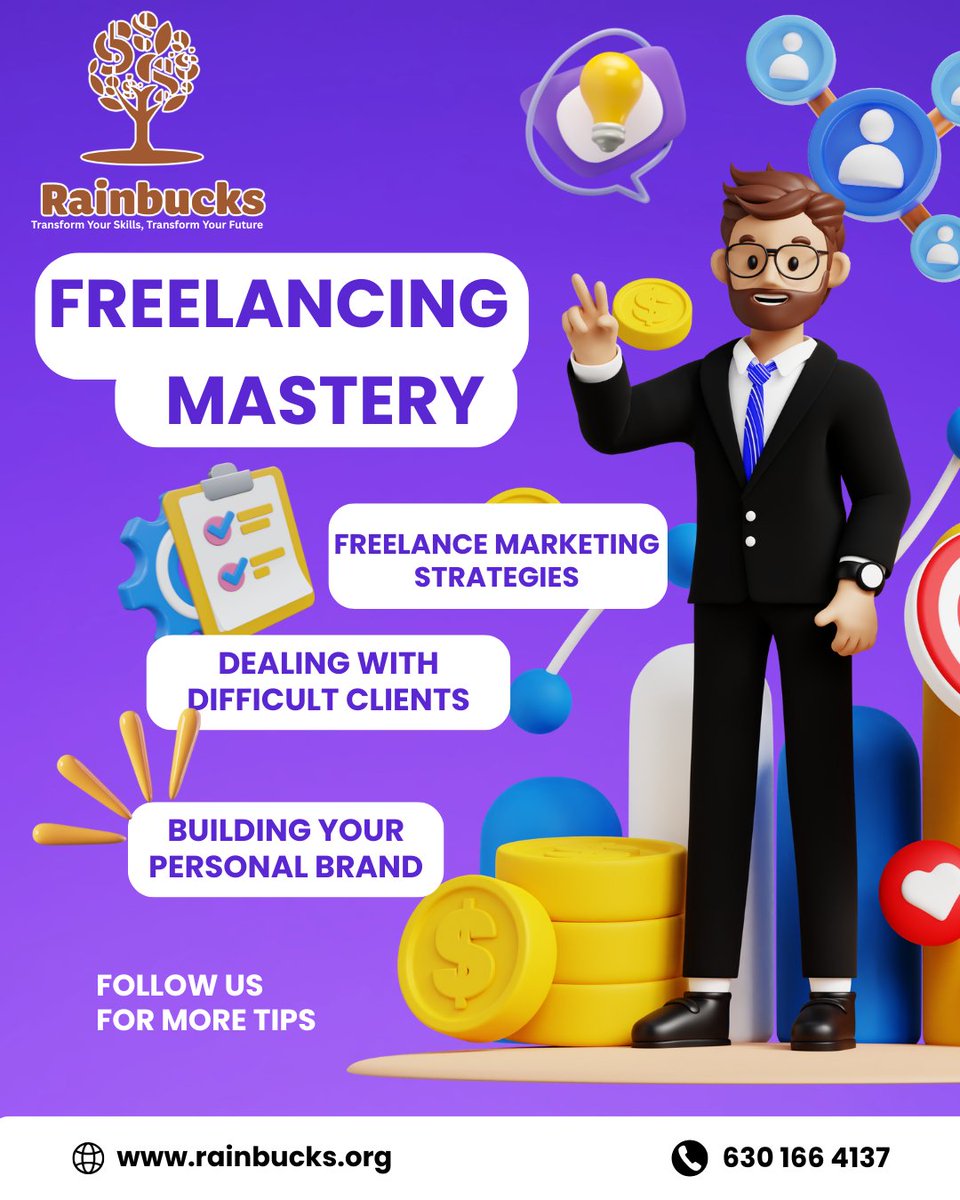 BrainBucks34569's tweet image. 🚀 Master the Art of Freelancing with Rainbucks!
Learn how to market smart, handle challenges &amp;amp; build a standout brand.
Empower your freelancing journey with proven tools &amp;amp; strategies!
👉 forms.gle/gvGC2v7z7idpKW…
🌐 rainbucks.org

#FreelanceLife #rainbucksindia