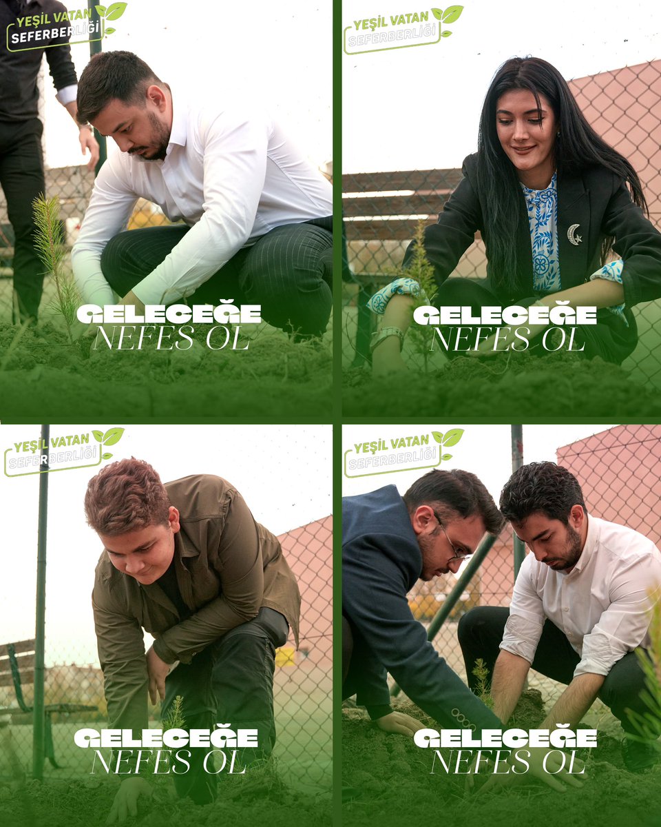 Yeşil Vatan Seferberliği kapsamında bugün Leyla Turgut Anadolu Lisesi’nde buluştuk.
Okul Müdürümüz Mehmet Rani Özalan’ın ev sahipliğinde; İl Gençlik Kolları Yeni Seçmen Başkanımız Berat Şahin Aypek ve Yönetim-Yürütme Kurulu üyelerimizle birlikte fidanlarımızı toprakla