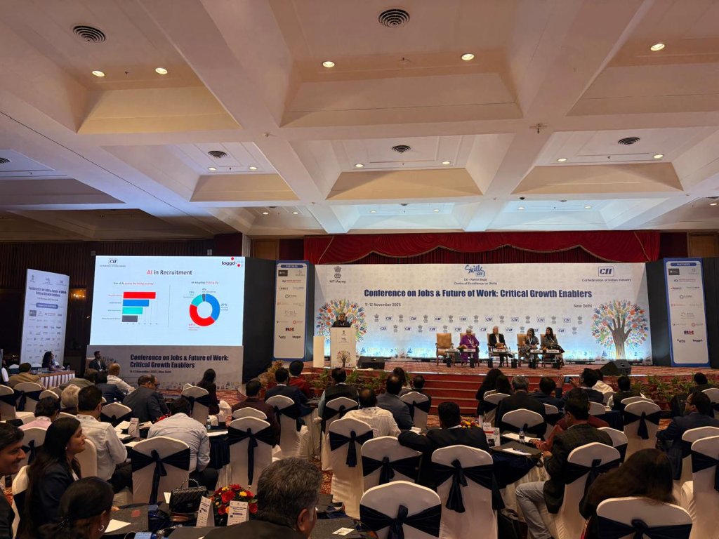 _taggd's tweet image. The stage was set for one of the most insightful sessions of the day -Insights for India’s Skills &amp;amp; Talent Economy.

Download the report now: lnkd.in/gtci32YT

#DecodingJobs2026 #FuelledByTalent #FutureOfWork #WorkforceTransformation #EmploymentOutlook