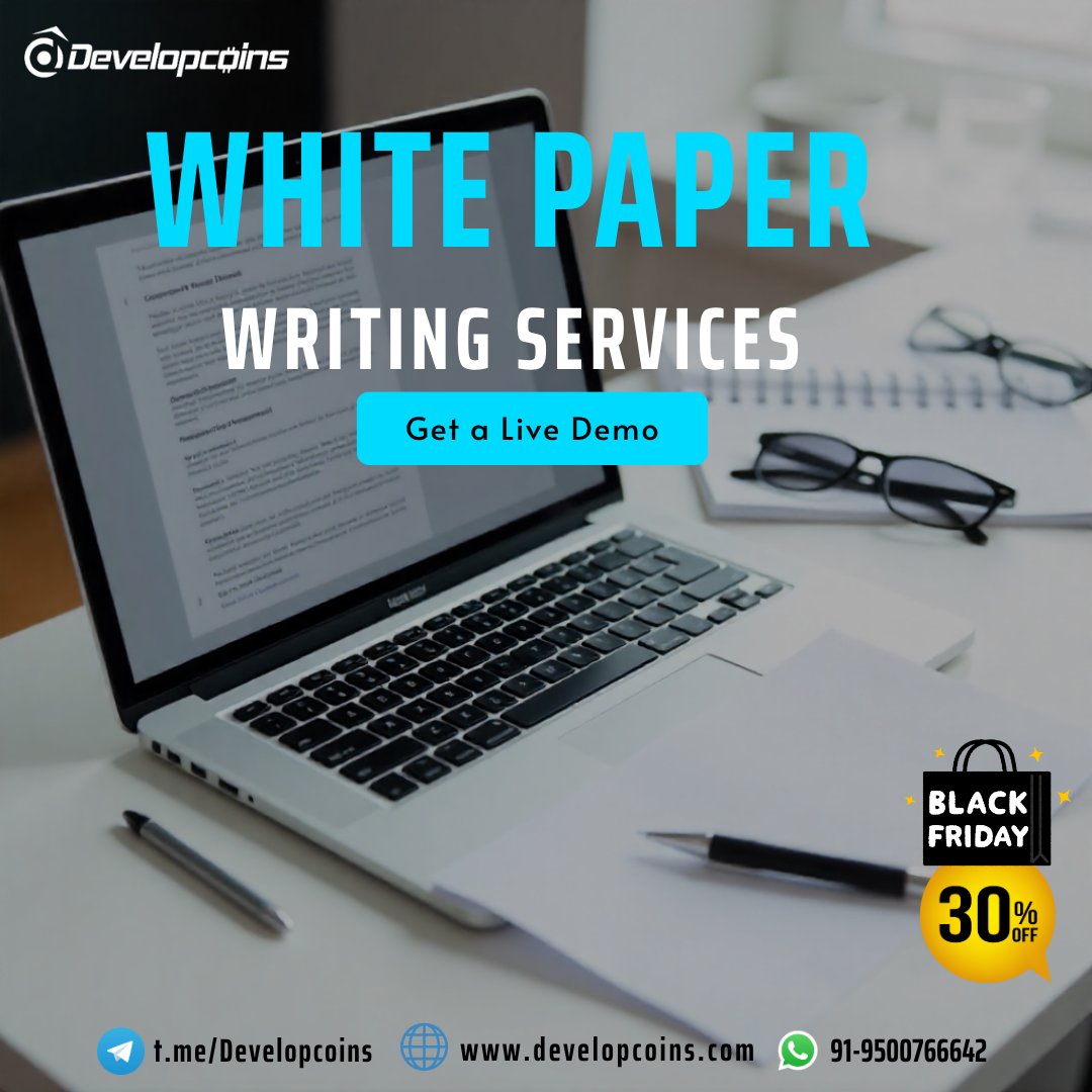 Developcoins__'s tweet image. 💥 #Black Friday Alert! Get 30% OFF on White Paper Writing Services from #Developcoins!

🚀 Launch your crypto or blockchain project with a powerful, investor-ready white paper — 100% original, research-backed &amp;amp; fast delivery!

developcoins.com/white-paper-wr…

#BlackFridayDeals #USA