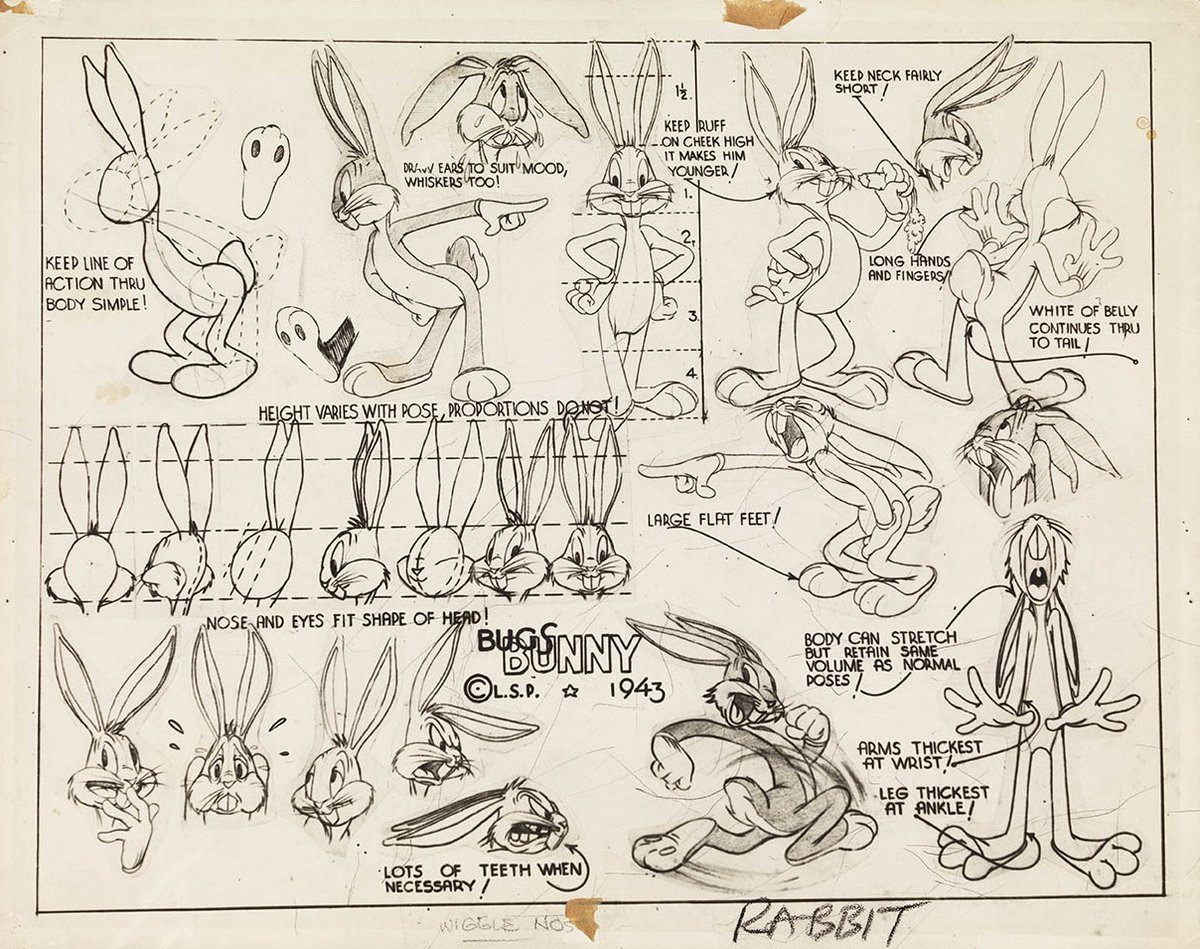 Bugs Bunny didn’t just outsmart Elmer Fudd—he rewrote the animation rulebook.🐰🥕Explore 150+ original drawings, paintings &amp; artifacts tracing his evolution from early prototypes to Looney Tunes legend.

Dive into the art + impact of Warner Bros. classics:
pan-art-connections.com/collection/the…