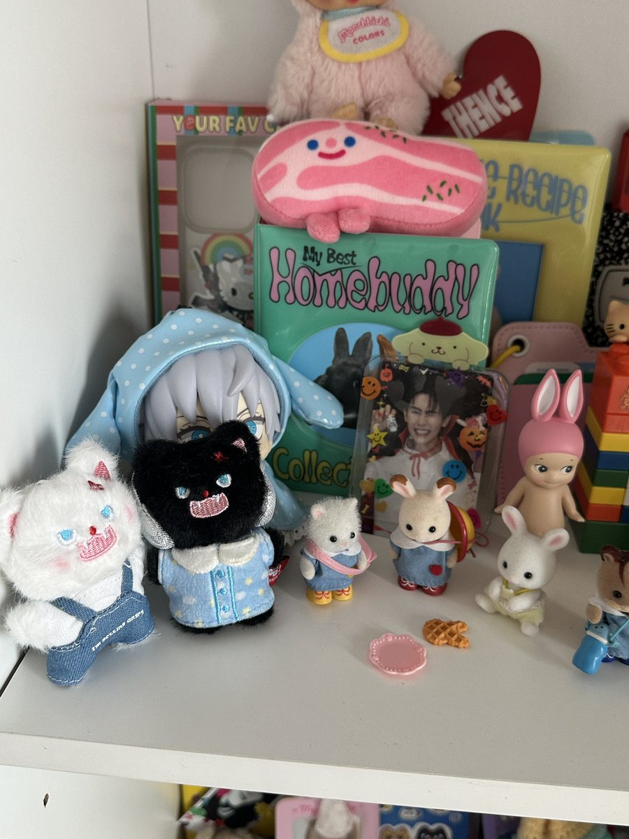 jomjamseyo's tweet image. home sweet home 🏠♥️🐛🧽🧢🌈