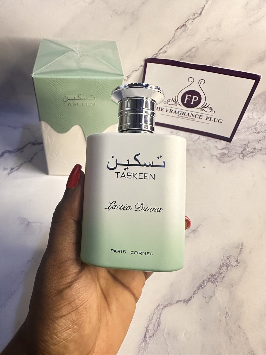 fragranceplug's tweet photo. One of the best lactonic fragrances you’ll perceive!😍

TASKEEN LACTÉA DIVINA PARIS CORNER (U)

✨ A sweet milky clean scent. If you love lactonic scents, this is your best bet! It is super longlasting.

🏷️ 27,000ngn
EDP 100ml

Shop here;  https://t.co/IXX5uNewyv https://t.co/5pQJ72nJod