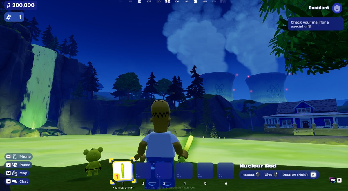 One of the lakes in Brick Life now is polluted with radioactive waste from the nuclear power plant