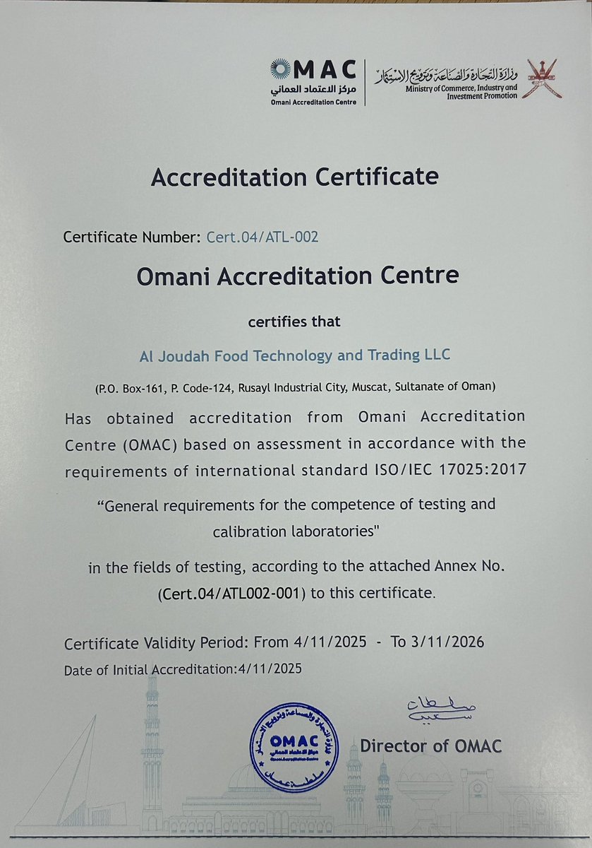 JoudahLab's tweet photo. Our OMAC certificate https://t.co/ib4WxeyG9y
