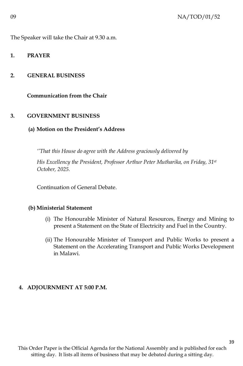 Today's Ministerial Statement by the Minister of Natural Resources, Energy and Mining will surely be one of the most followed in this session.