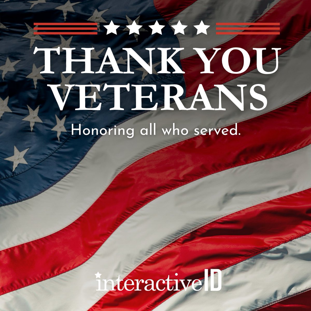 interactiveid's tweet photo. To all veterans: thank you for your service, your sacrifice, and your strength. 🇺🇲 https://t.co/c5u4pefFzn