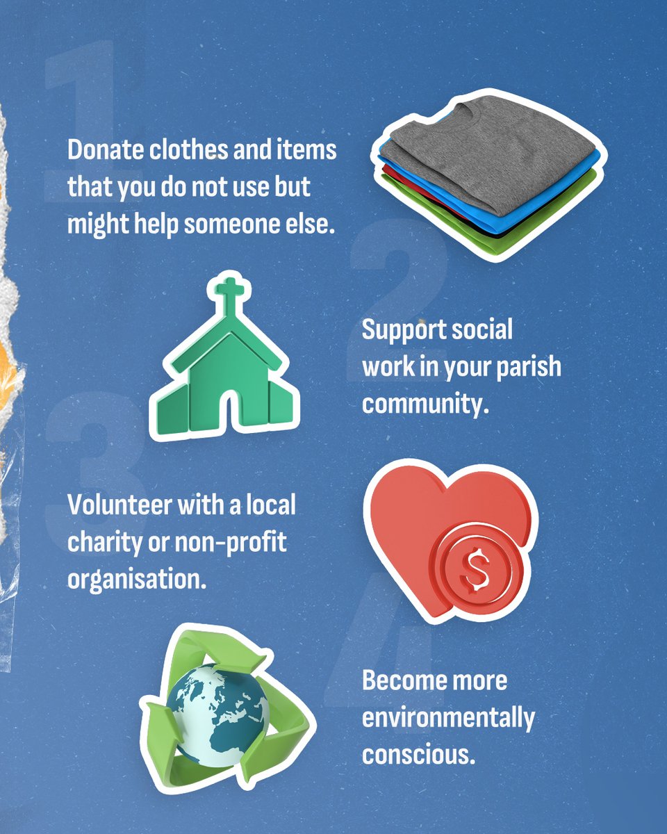 DeoQuest_en's tweet image. Want to start making a difference? Here are some simple ways to give back! What other ideas do you have? Share them in the comments and inspire others! 

#charity #howtodo #volunteering