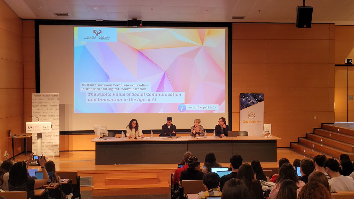 Ciberpebi's tweet photo. 💫 #Ciberpebi25 comes to an end after two inspiring days of ideas, innovation and debate on communication, AI and new narratives.
🫶 Thanks to all speakers, students and participants for making it possible.
See you next year!
@Gureikertaldea @upvehu #onlinejournalism #ai https://t.co/I7iABZt8eg
