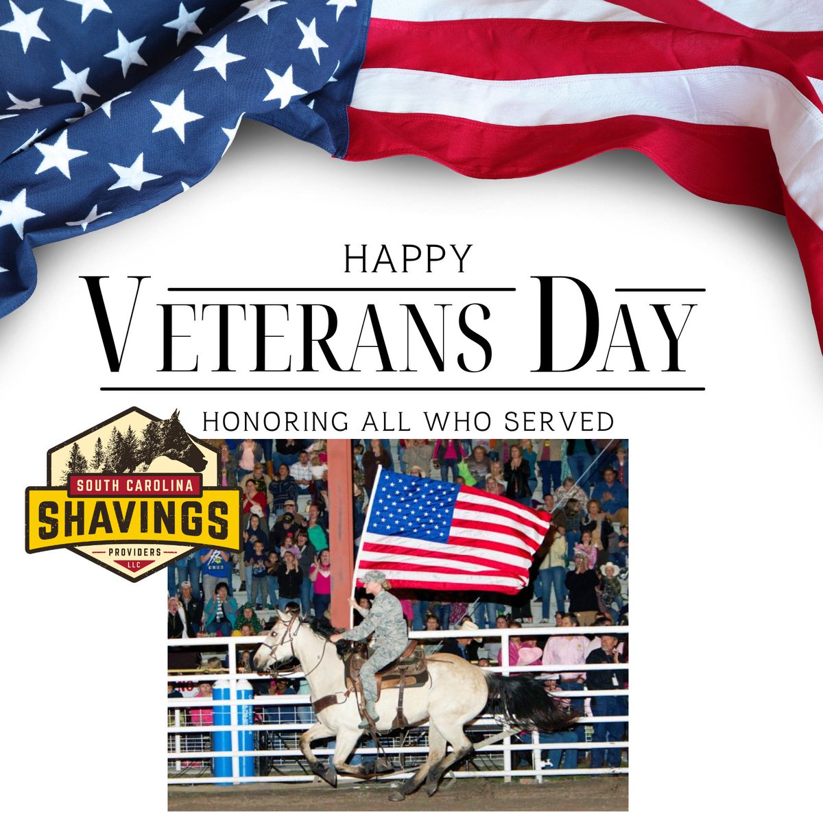 ShavingsSouth's tweet image. Thank you for your bravery, service, and sacrifice!   

#southcarolinashavings #aikensc #welovehorses #equinebedding #shavings