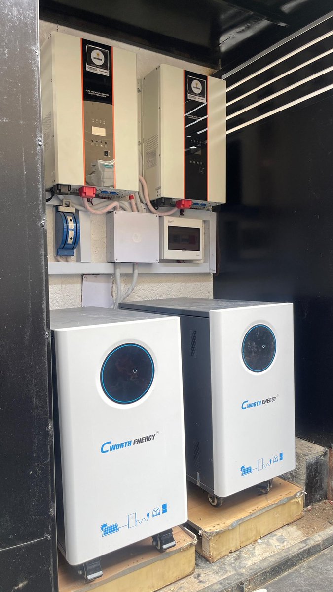 EasyPowerHub's tweet image. 20KVA 40KWH COMPLETE INVERTER SYSTEM (WITHOUT SOLAR PANELS) INSTALLATION, APP ON
(+234) 8085053131