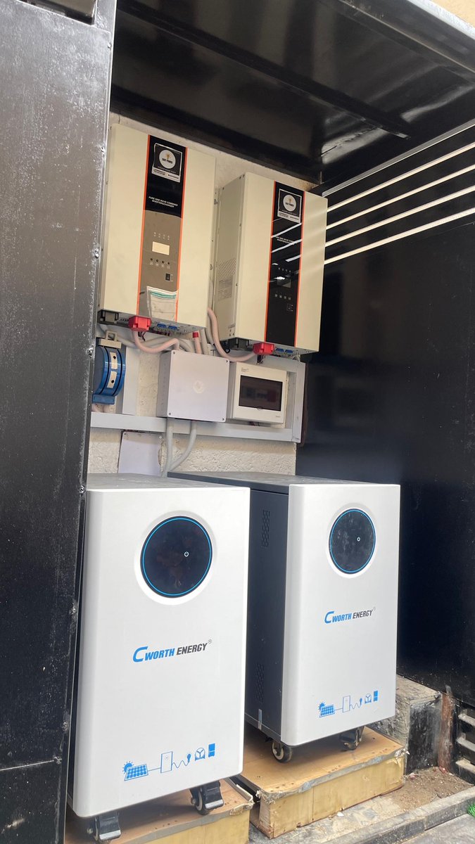 EasyPowerHub's tweet image. 20KVA 40KWH COMPLETE INVERTER SYSTEM (WITHOUT SOLAR PANELS) INSTALLATION, APP ON
(+234) 8085053131