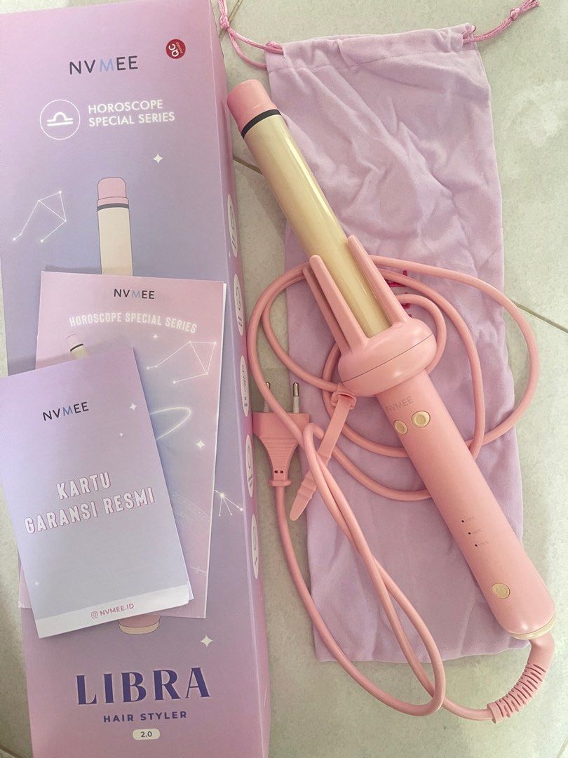 wts catokan curly otomatis nvmee libra warna pink v 2.0 bisa oren yaa 190k ajaa