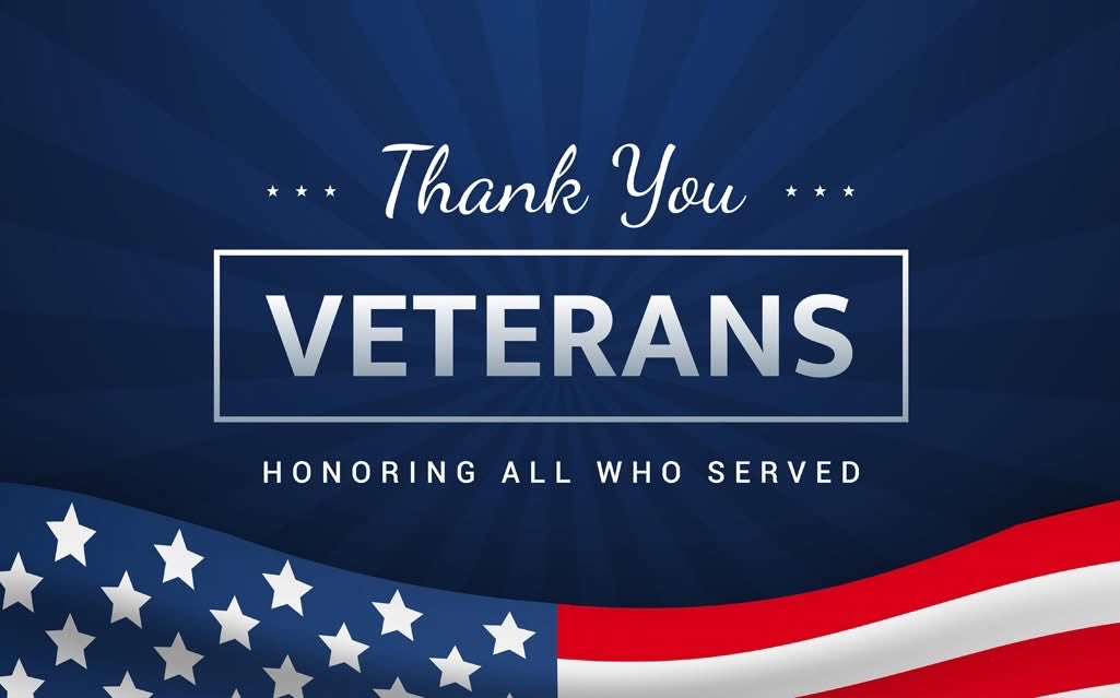 All state offices are closed today in observance of Veterans Day. 🇺🇸