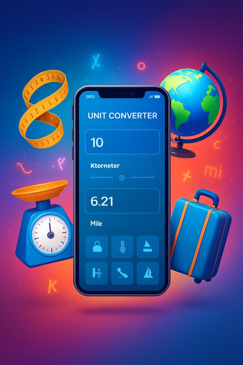 RizbITUK's tweet image. Need to convert units or currencies on the go? 3 Grams Unit Converter does it all—length, weight, volume, temperature, time, clothing sizes &amp;amp; more! Works offline, fast, simple &amp;amp; sleek. Try it now: rizbit.uk/converter #3Grams #UnitConverter #CurrencyConverter #AppOfTheDay
