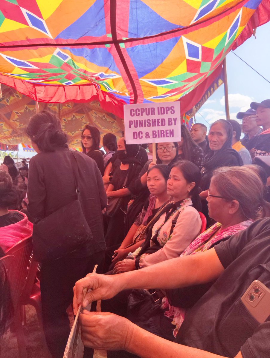 Chengchengpi's tweet photo. Manipur : Two years without justice ! How much longer? - cry of Kuki IDPs today. Thousands remain displaced, deprived &amp; forgotten. The silence of the government is deafening. 2 years on&amp; thousands of Kuki IDPs still live in makeshift shelters. Promises were made, none fulfilled. https://t.co/IkE1XNUC37