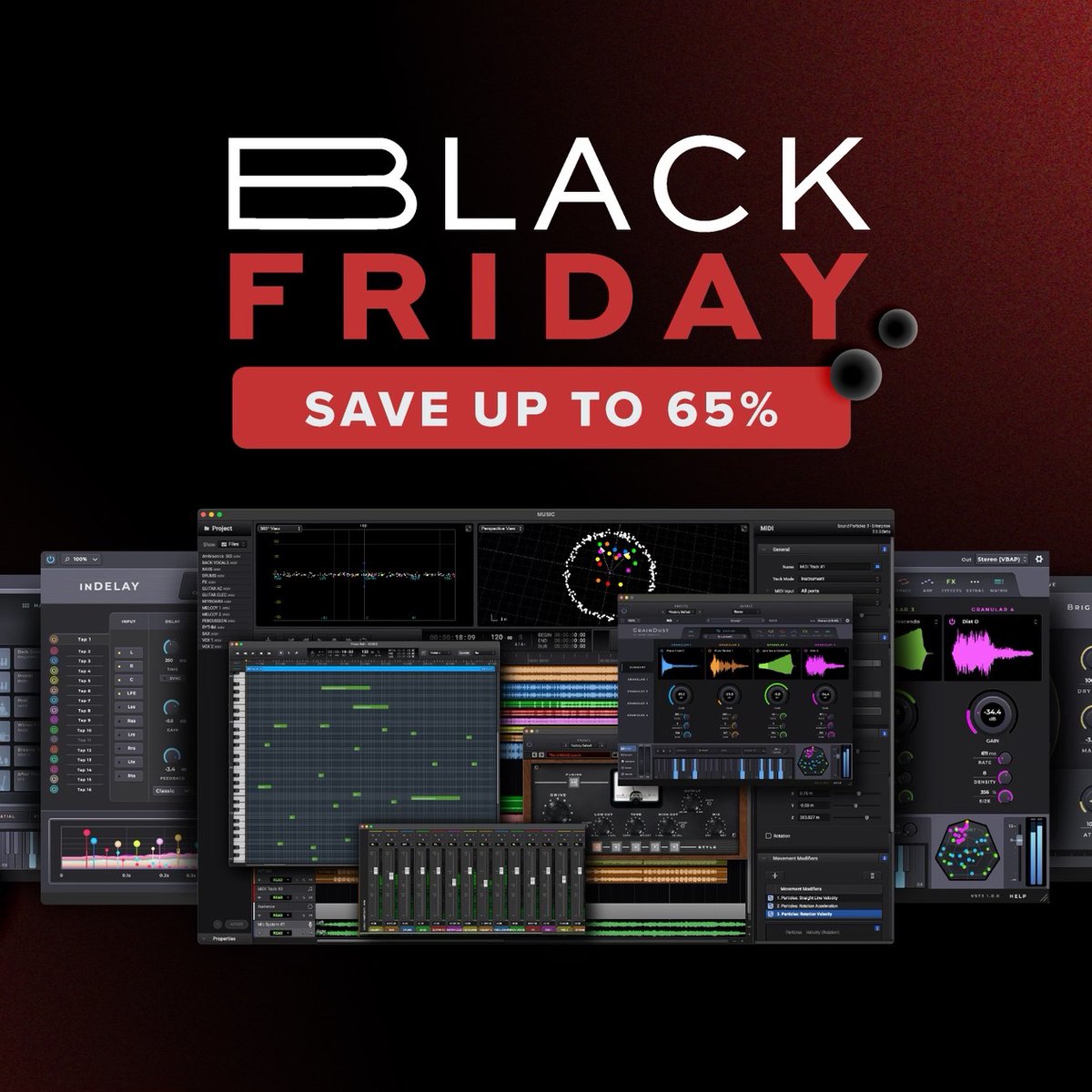 FormulaAudio's tweet image. SOUND PARTICLESが、ブラックフライデー＆サイバーマンデーのセールをスタートしました。最大65%オフ。お得な機会をご利用ください。12月10日（水）まで♪
formula-audio.co.jp/news/2025-11-11