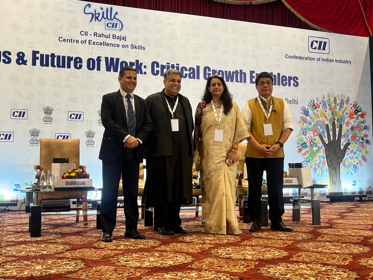 _taggd's tweet image. What a conversation! 

At India Decoding Jobs 2026, the session &quot;Growth Enablers for Jobs &amp;amp; the Future of Work&quot; moderated by Devashish Sharma, Founder &amp;amp; CEO, Taggd, focused on how India can bridge the divide between skills and jobs. 

#DecodingJobs2026