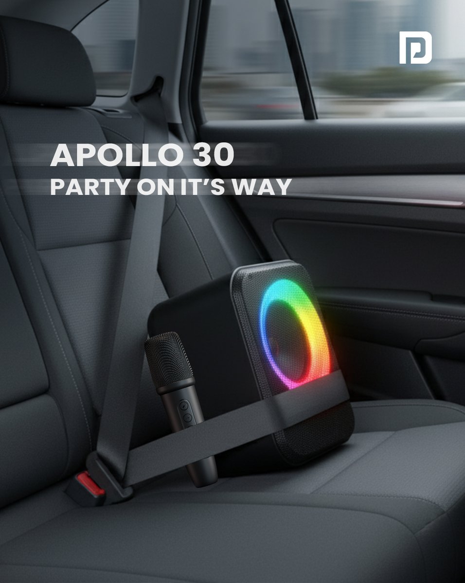 Portronics's tweet photo. Who said the party starts when you arrive?
With Apollo 30, the party travels with you!
Shop at https://t.co/iDQLBO7qy0
#portronics #Apollo30 https://t.co/RKMk0uDGmN