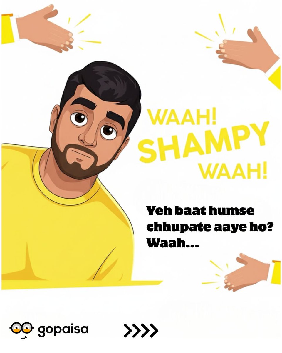 GoPaisaCom's tweet image. waah shampy waahh...
.
.
#relatable  #viralcomedy #reelitfeelit #viralreel #gopaisa