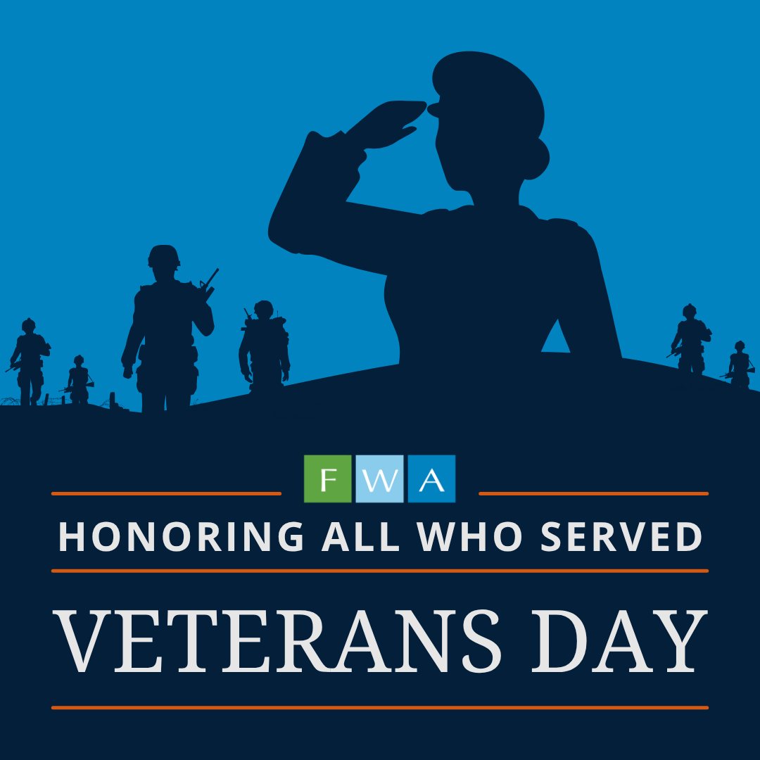 Happy Veterans Day! Honoring all who’ve served with courage and heart. Your leadership inspires us every day. #VeteransDay #FWAProud