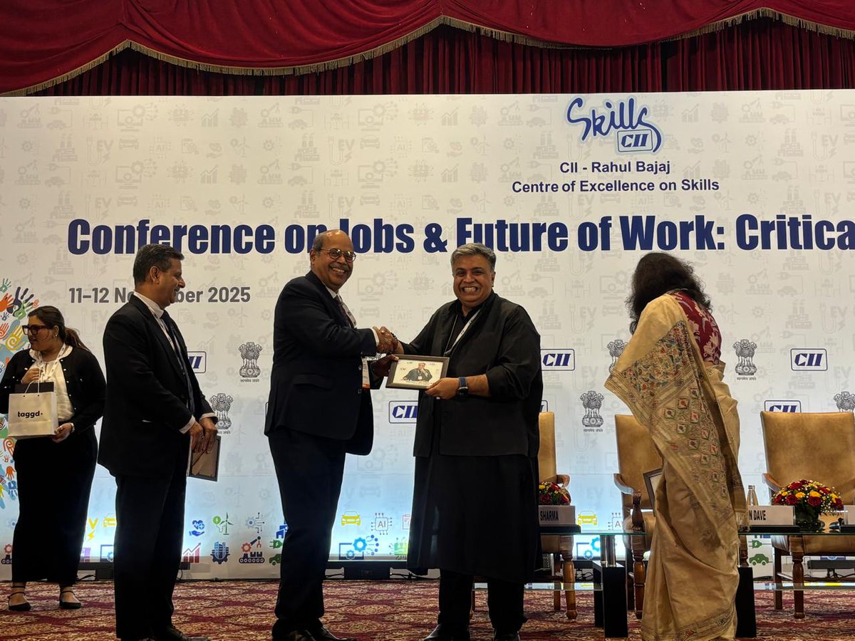 _taggd's tweet image. What a conversation! 

At India Decoding Jobs 2026, the session &quot;Growth Enablers for Jobs &amp;amp; the Future of Work&quot; moderated by Devashish Sharma, Founder &amp;amp; CEO, Taggd, focused on how India can bridge the divide between skills and jobs. 

#DecodingJobs2026