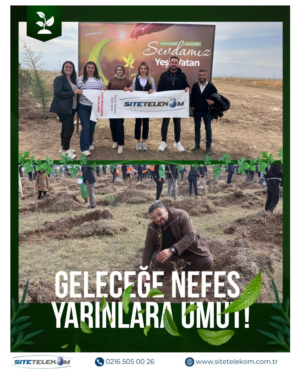 Geleceğe nefes, yarınlara umut! 🌳

Milli Ağaçlandırma Günü kapsamında düzenlenen etkinlikte, doğaya katkı sağlamak ve çevre bilincini güçlendirmek amacıyla fidanlarımızı toprakla buluşturduk.

Daha yeşil bir Türkiye için, attığımız her adımın geleceğe bırakılan bir iz olduğuna